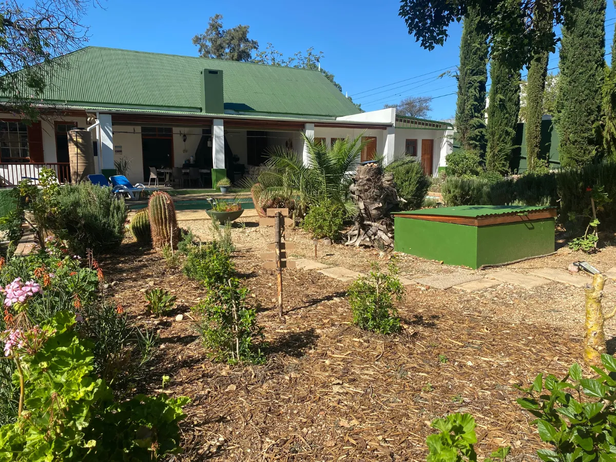 Main house accommodation at Emma’s Place in De Rust Klein Karoo